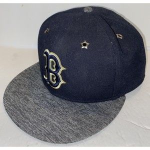 Boston Red Sox New Era 2016 MLB All Star Game 59FIFTY Fitted Hat Cap 8 Gold Grey